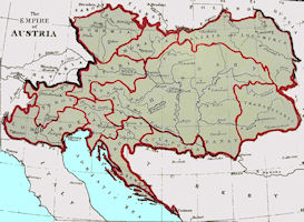 Austro-Hungarian Empire - 1850