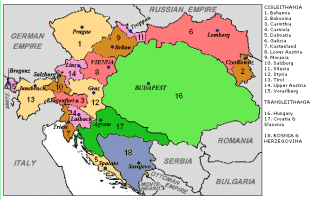 Austro-Hungarian Empire - Nationalities Kingdoms