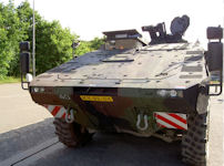 Boxer armored transport vehicle