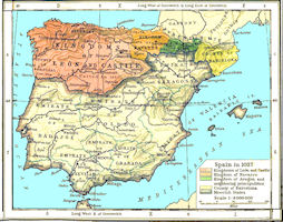 History Map of Iberia - 1037