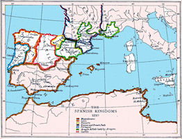 History Map of Iberia - 1210