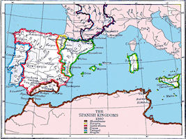 History Map of Iberia - 1360