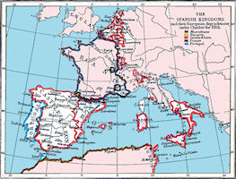 History Map of Iberia - 1556