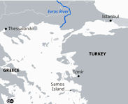 Greece - Turkish Border Fence / Evros River Fence