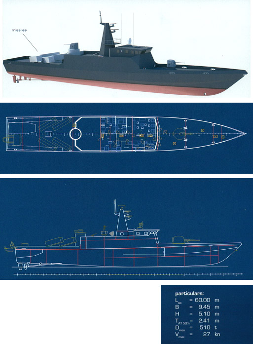 MCP60  Patrol Missile Corvette