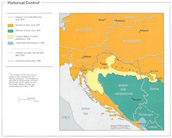 Croatia Map - Historical Control
