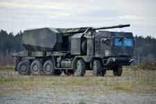 Rheinmetall HX3 155mm wheeled self-propelled howitze