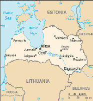 Latvia Map
