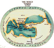 World Map 1000 BC Homer