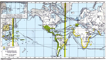 Map 1494 Treaty of Tordesillas