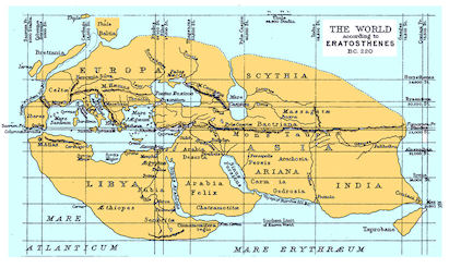 World Map 220 BC Eratosthenes
