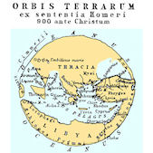 World Map 900 BC Homer