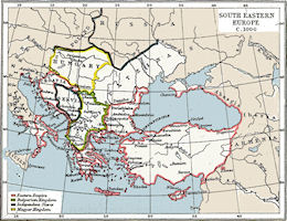 The Balkans History Map 1000