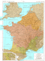 France History Map - 54 BC