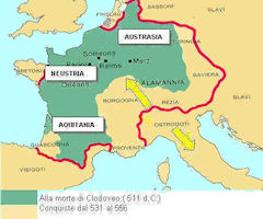 France History Map - 556