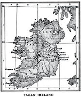 History Map - Pagan Ireland 
