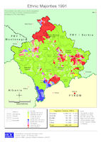 Kosovo Map - Ethnic Groups