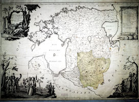 Map of Livonia - 1562