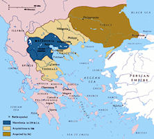 342 BC - Macedonia History Map