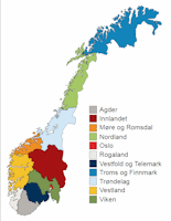 Norway Regions - 2020