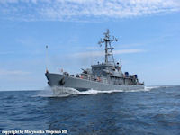 ORP Flaming - Krogulec 206 FM class Minehunter