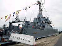 ORP Krakow - Lublin class Project 767 transport and mine ship