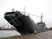 ORP Poznan - Lublin class Project 767 transport and mine ship