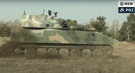 SMG 120 120mm mortar - tracked chassis