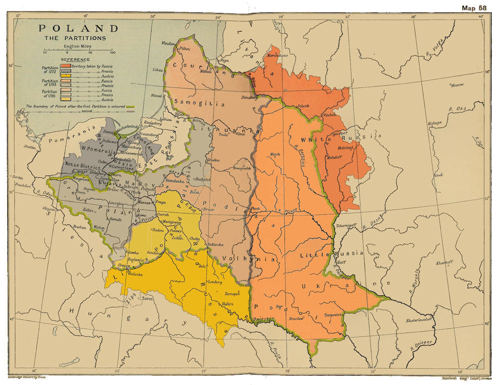 The Three Partitions 1764 95