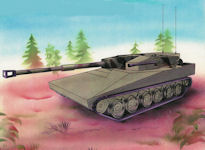 Swedish tank Stridsvagn-2000