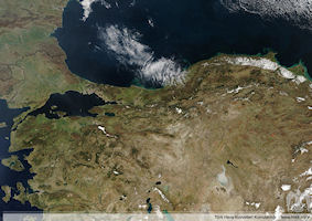 Turkey Satellite Image