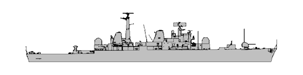 Type 82 / Bristol class Guided Missile Destroyer