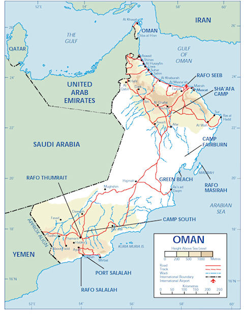 Map Oman Ex Saif Sareea 2001 M 