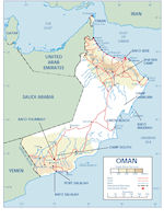 Oman Map - EX Saif Sareea