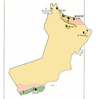 Oman Map - Land Use 1993