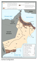 Oman Map - Surface