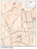 Saudi Arabia US Embassy Map