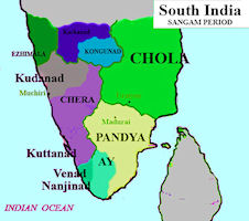 India History Map - 210 BC