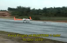 Rustom-I Armed Unmanned Aerial Vehicle (UAV)