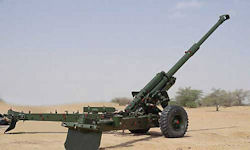 Sharang 155mm 45 calibre gun