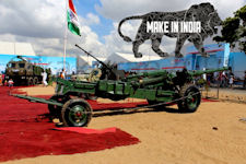 Sharang 155mm 45 calibre gun