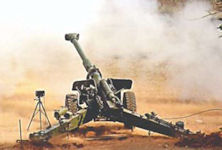 Sharang 155mm 45 calibre gun