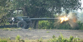 Sharang 155mm 45 calibre gun