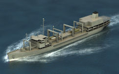 Kharg helicopter carrier / replenishment ship