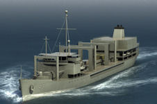 Kharg helicopter carrier / replenishment ship