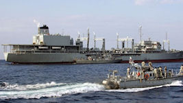 Kharg helicopter carrier / replenishment ship