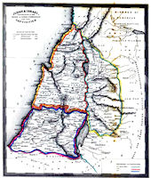 Map - Kingdoms of Israel and Judah
