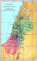 Map - Kingdoms of Israel and Judah