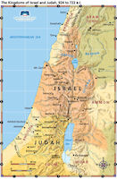 Map - Kingdoms of Israel and Judah