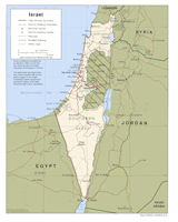 Map - Israel - Political
